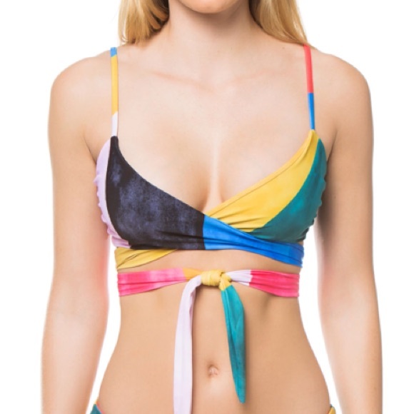 mara hoffman mila bikini top